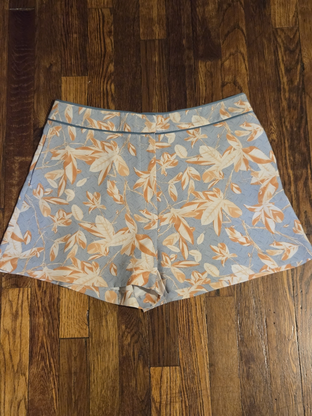 Light Blue Floral Women's Shorts
